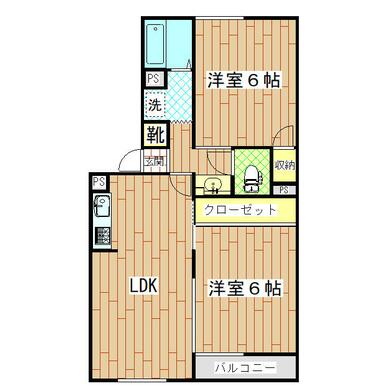 メゾンソレイユの間取り