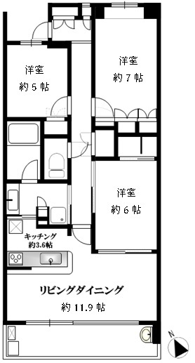 グランノアたまプラーザの間取り