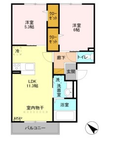 ロイヤルパレス Ⅱ番館の間取り