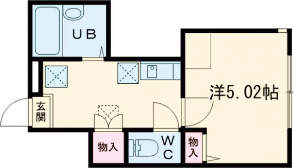 フローラメゾン北大塚の間取り