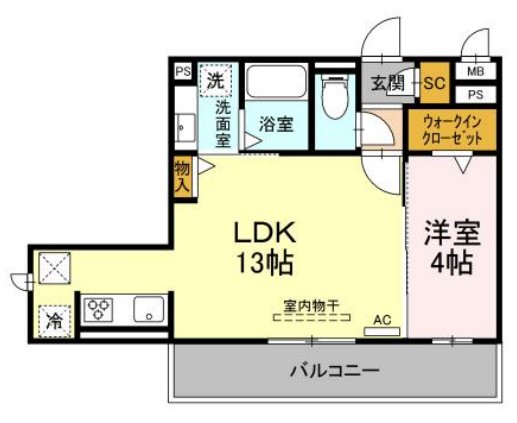 D-スクエア牛田の間取り