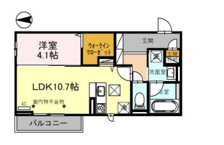 DーSOUTHの間取り