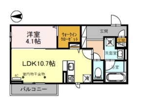 DーSOUTHの間取り