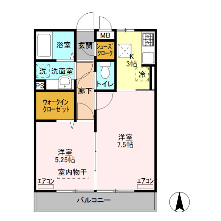 サンライトレジデンス駒形の間取り