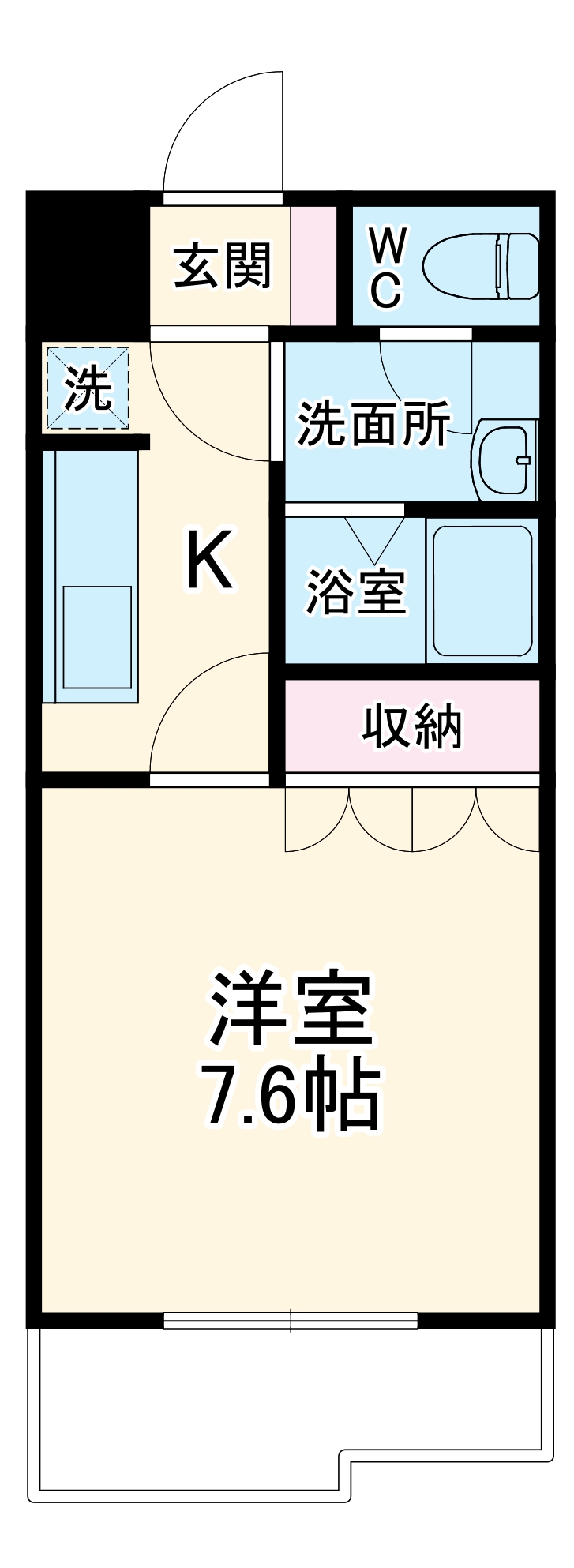 プリメールの間取り