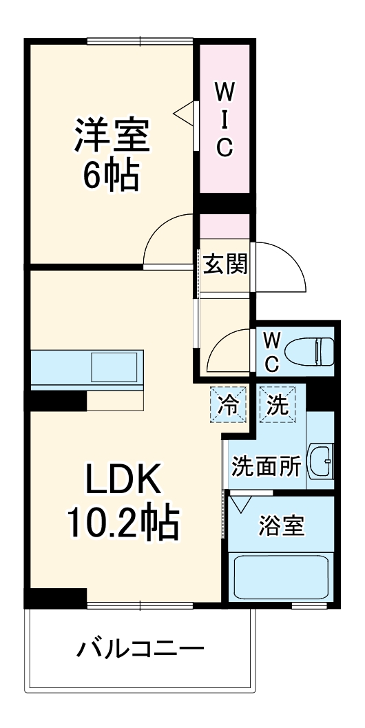 ヒルズ国母の間取り