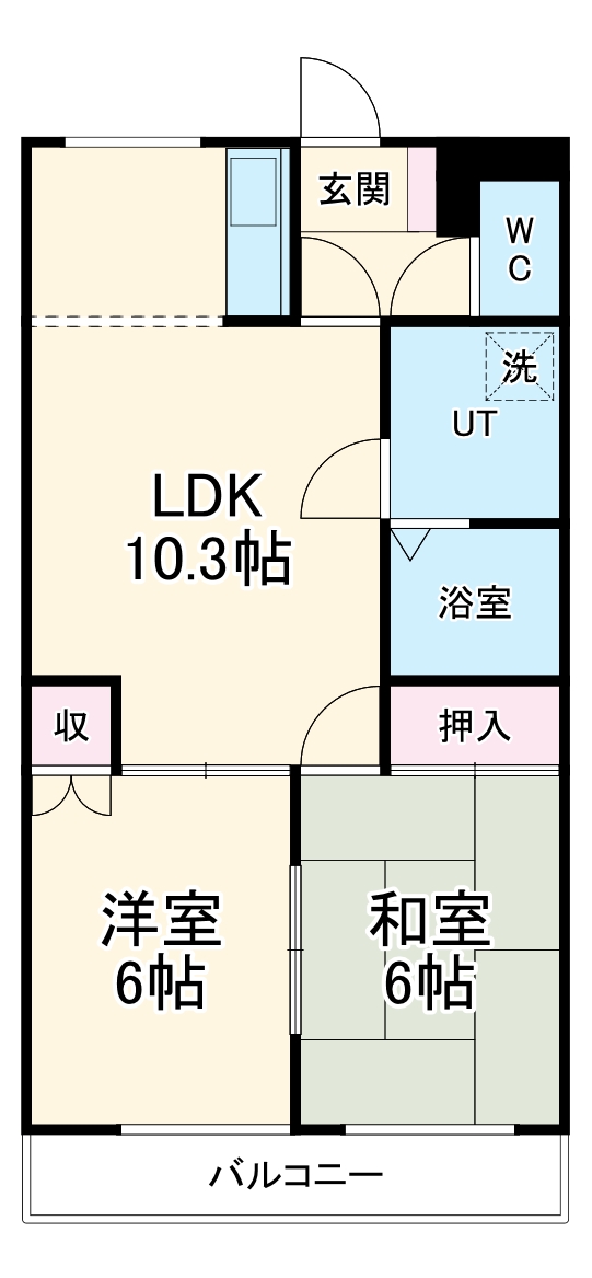 フォレスト赤池の間取り
