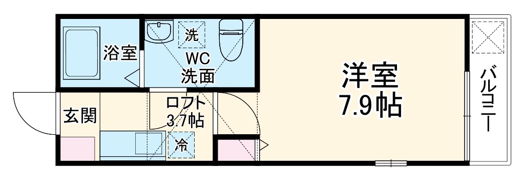 リヴィエールIの間取り