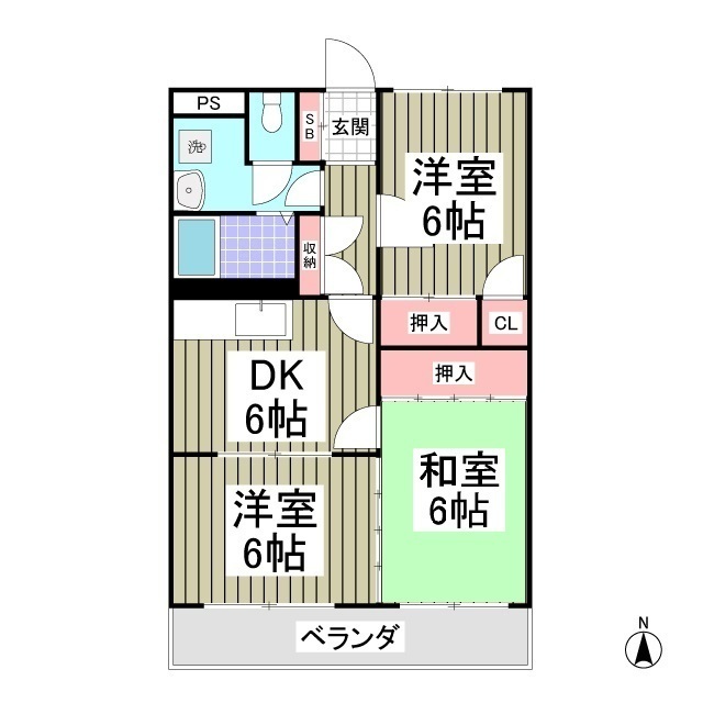 佐藤マンションの間取り