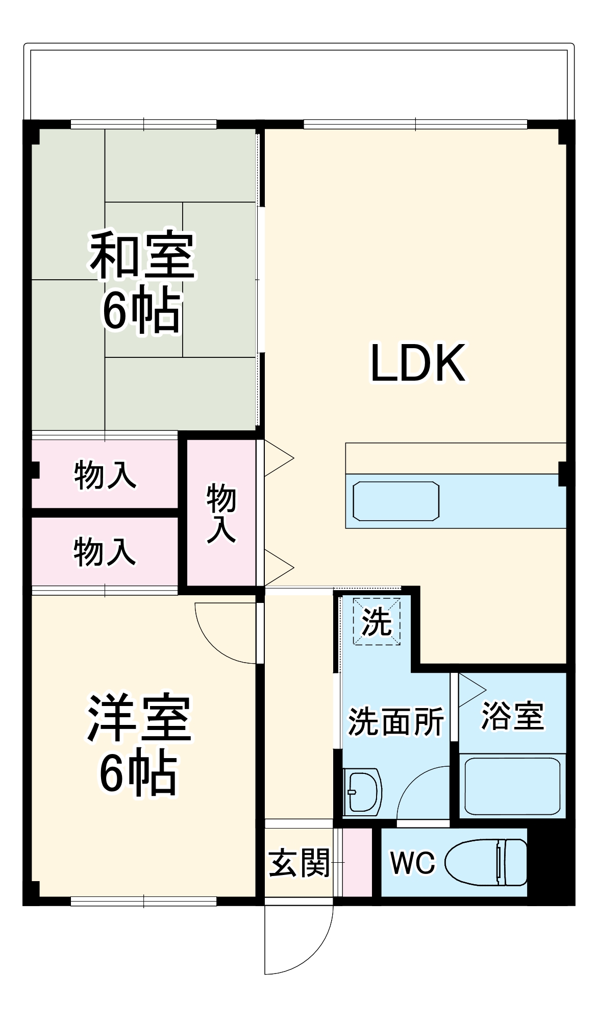 ロイヤル島田の間取り