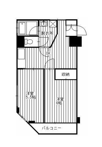 第一荻島ユニティビルの間取り