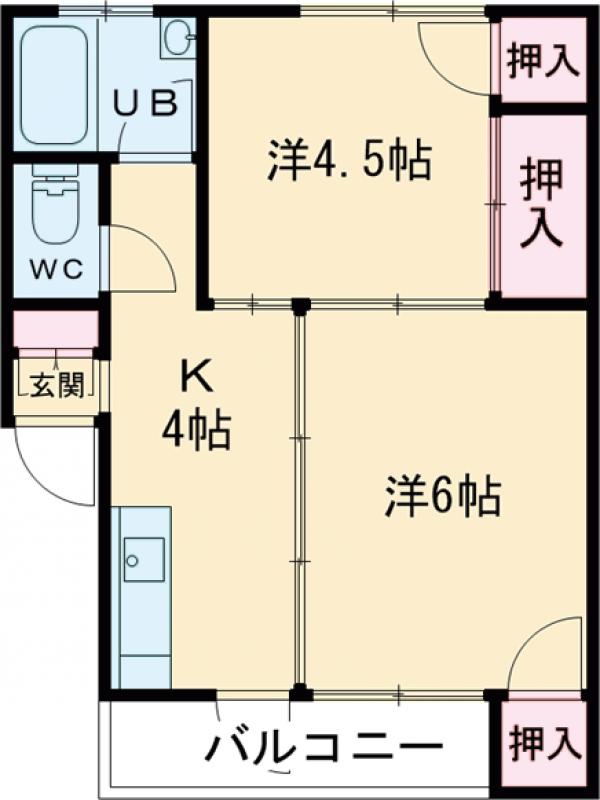 カノープス三軒茶屋の間取り