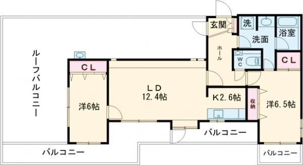 府中ペガサスビルの間取り