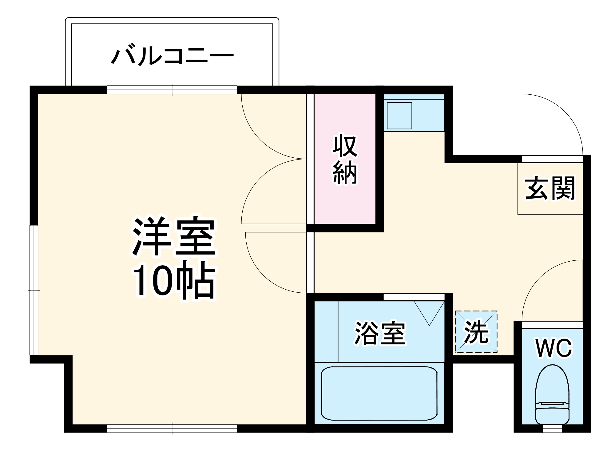 富士マンション若宮の間取り