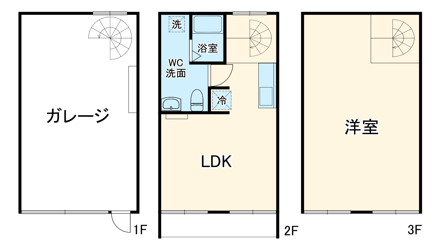 G-HANGARⅡの間取り