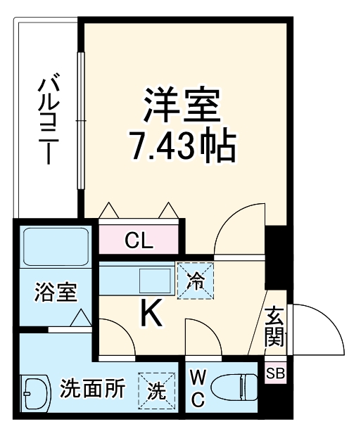 ジーメゾン海老名の間取り