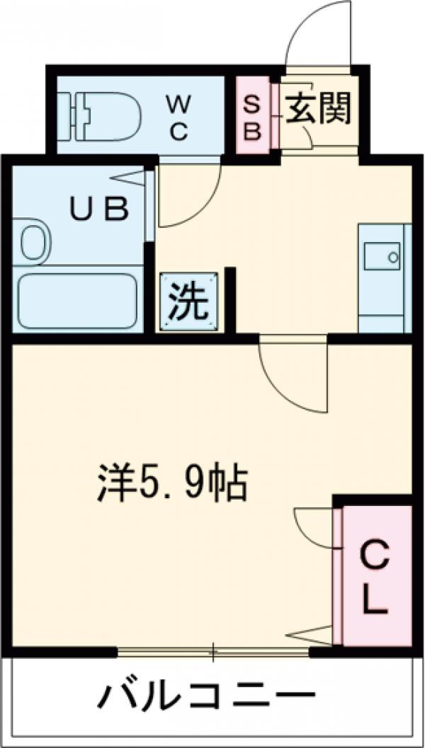 サンパティックオキクラの間取り
