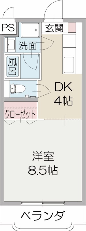グランチェルト・Kの間取り