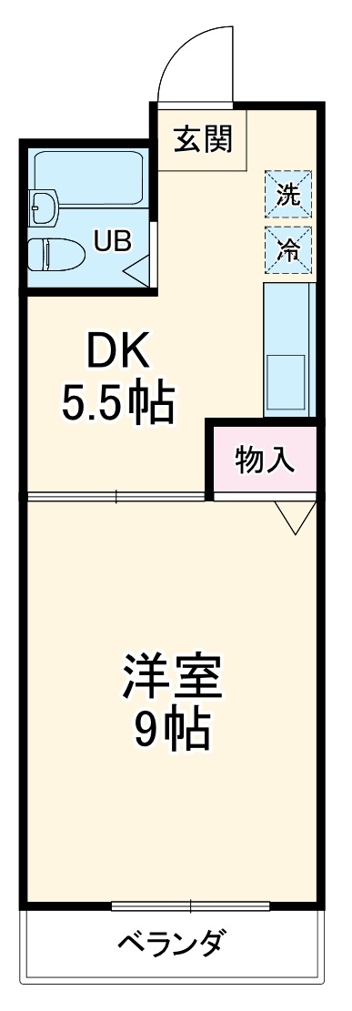 藤井マンション高倉の間取り