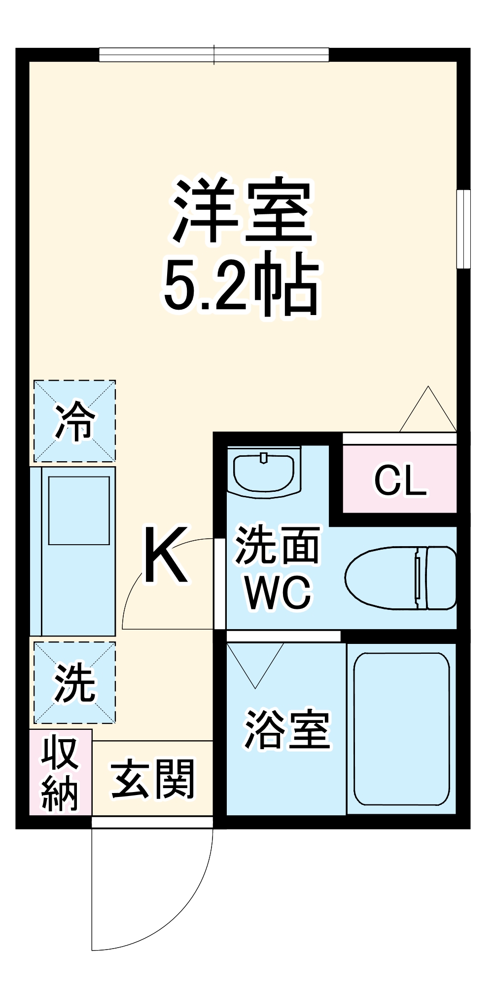 クレオパトラ西生田の間取り