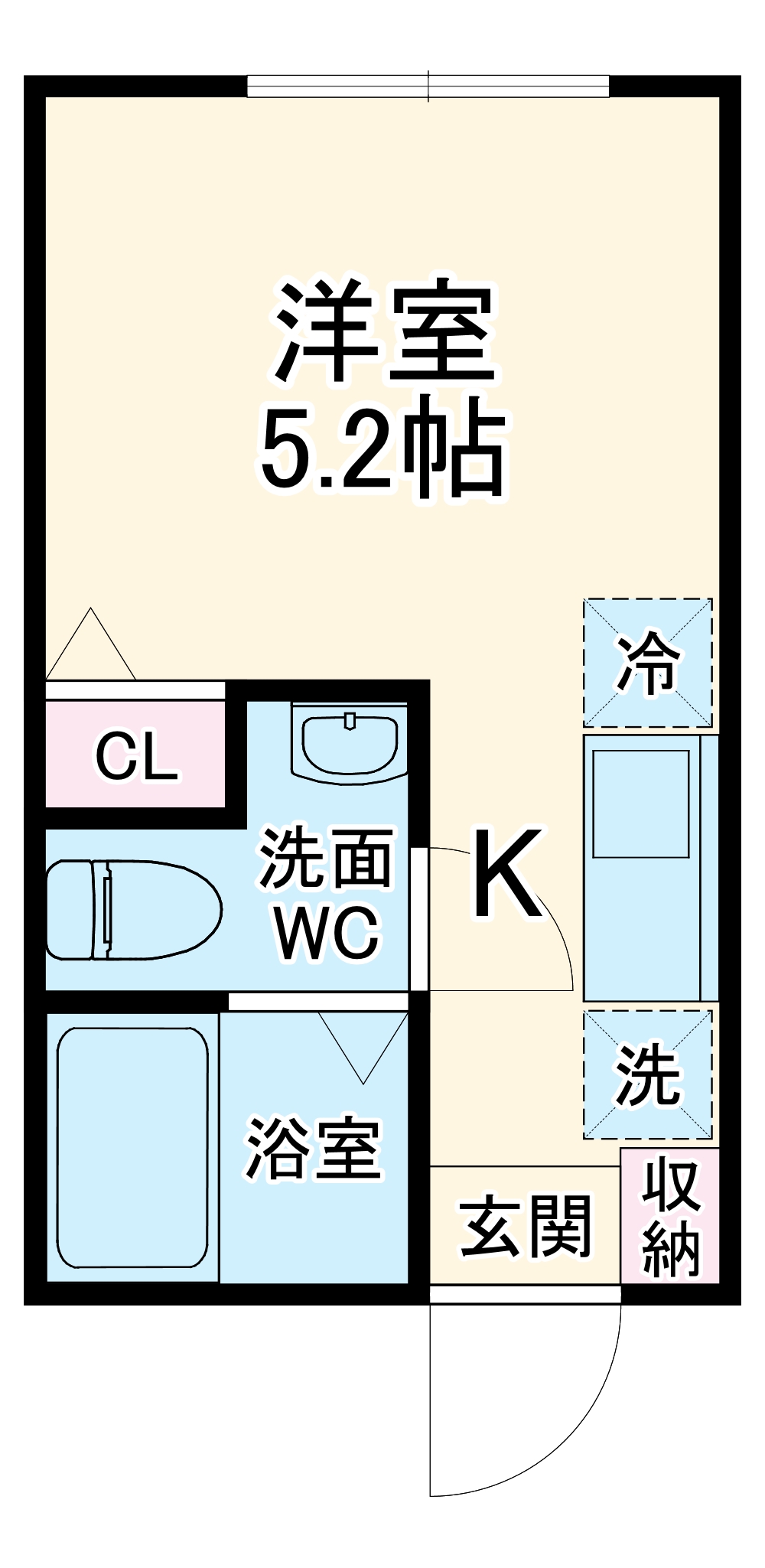 クレオパトラ西生田の間取り