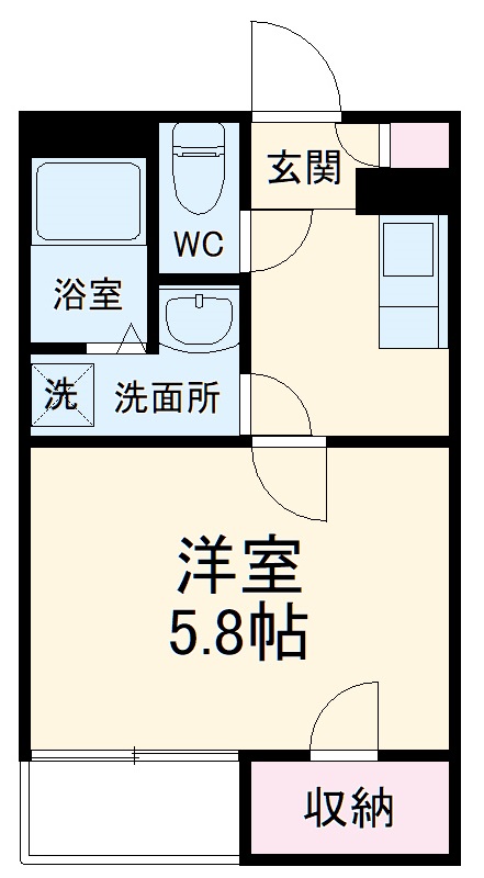 カーサ ツカサの間取り