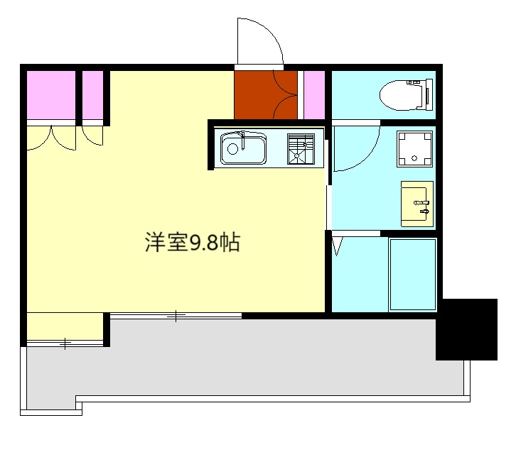 レアージュ小田原本町の間取り