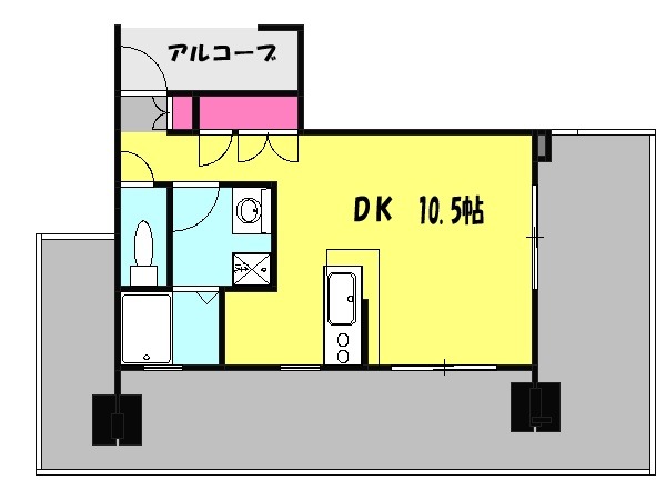 レアージュ小田原本町の間取り