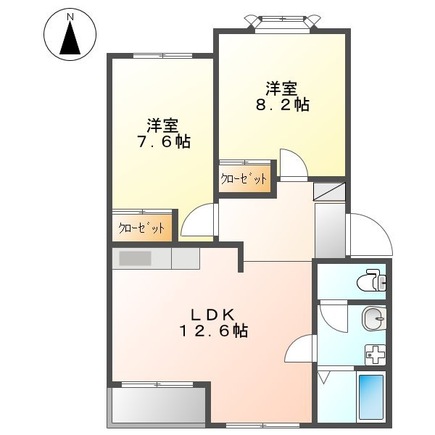 クライン・ブルーメの間取り