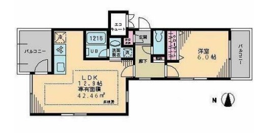 イーストポイント中野の間取り