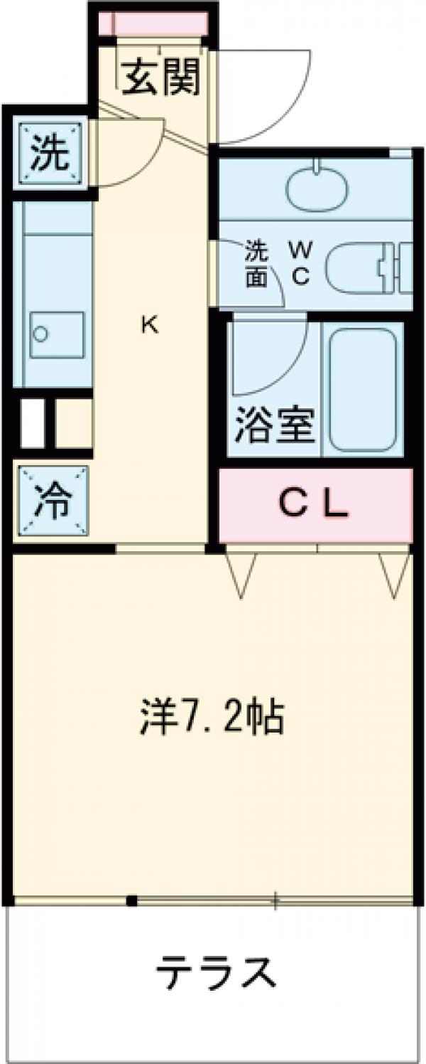 ミリアレジデンス桜新町ガーデンの間取り