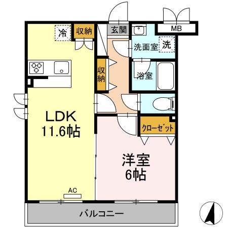 Y・Kレジデンス赤羽西の間取り