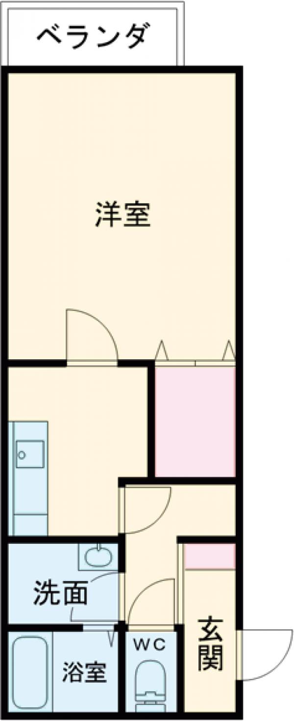 ソレジオキタコセの間取り