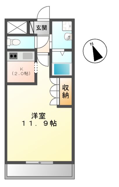 シェルル-Y’sの間取り