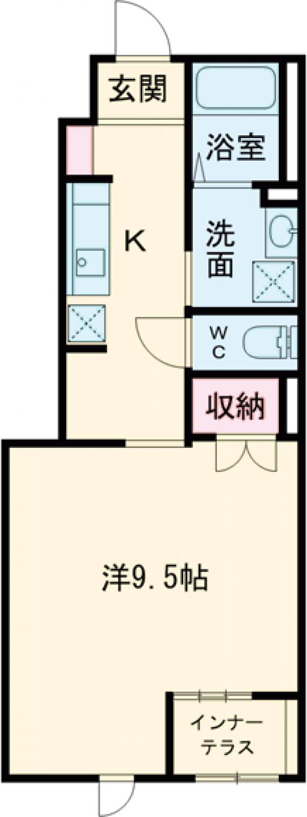 ウエスト アクアの間取り