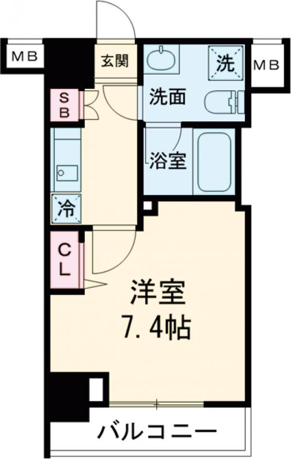 アイルイマージュ錦糸町の間取り