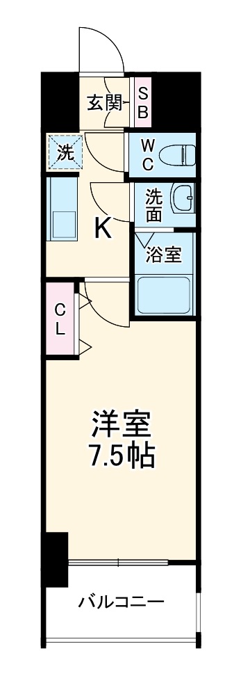 プライムアーバン南森町の間取り