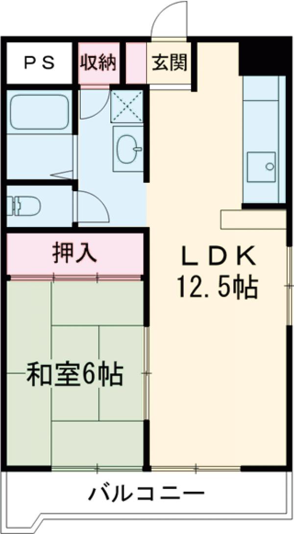 エクセレントマンションの間取り