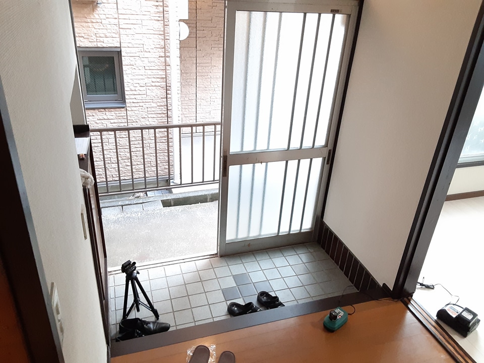 8/26 玄関