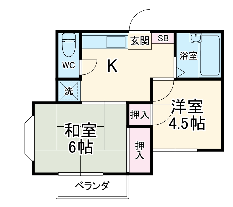 メゾンドⅡの間取り