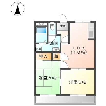 ファイン梅森の間取り