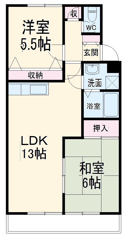メゾン島田の間取り