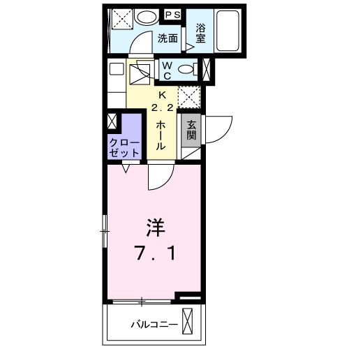 シエリア Ⅲの間取り