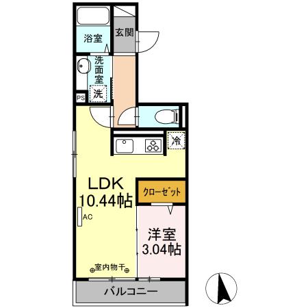 Blancheneige A棟の間取り