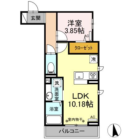 Blancheneige A棟の間取り