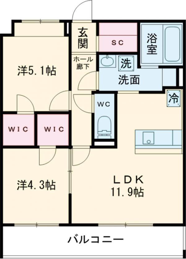 レゴリス成城3の間取り