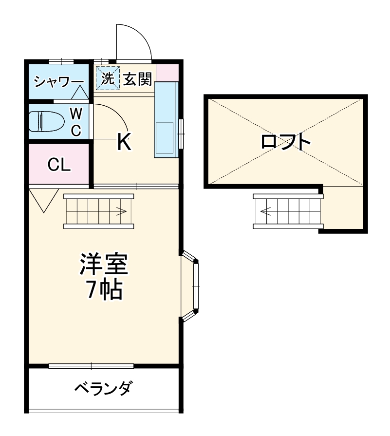 ジュネスpartⅡの間取り