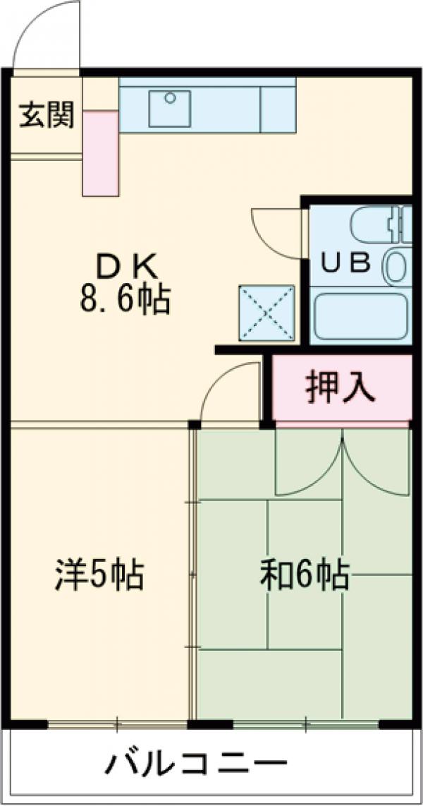 サンハイツ武蔵野の間取り