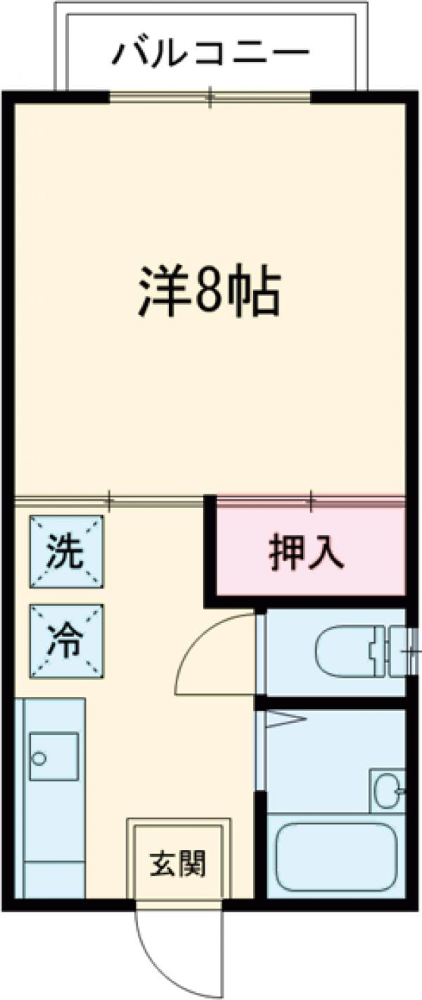コーポあいの間取り
