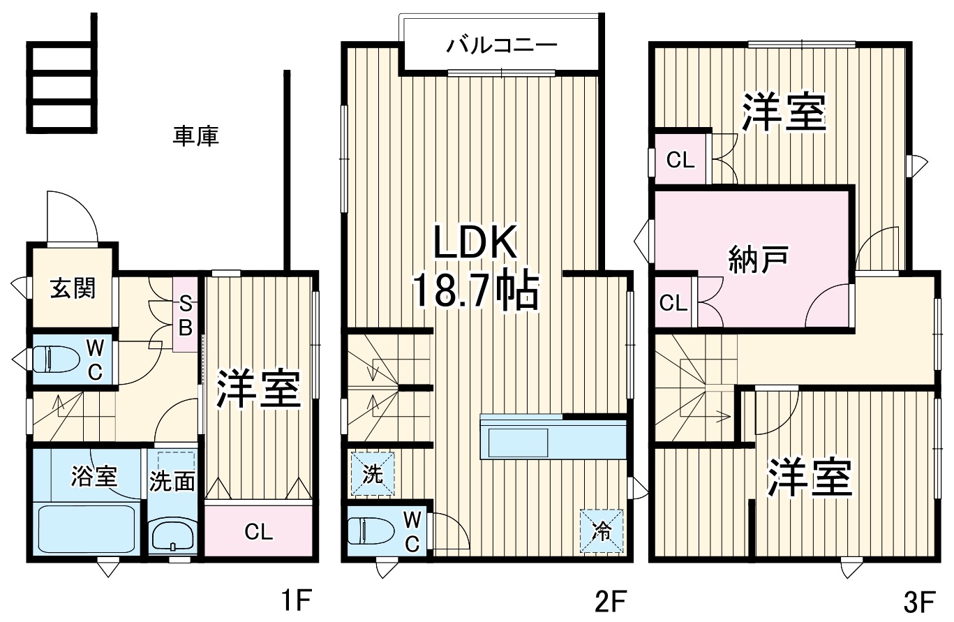 Kolet市が尾#2の間取り